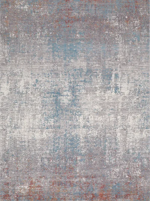 Tracery Maroon Blue Rug - M472CSD