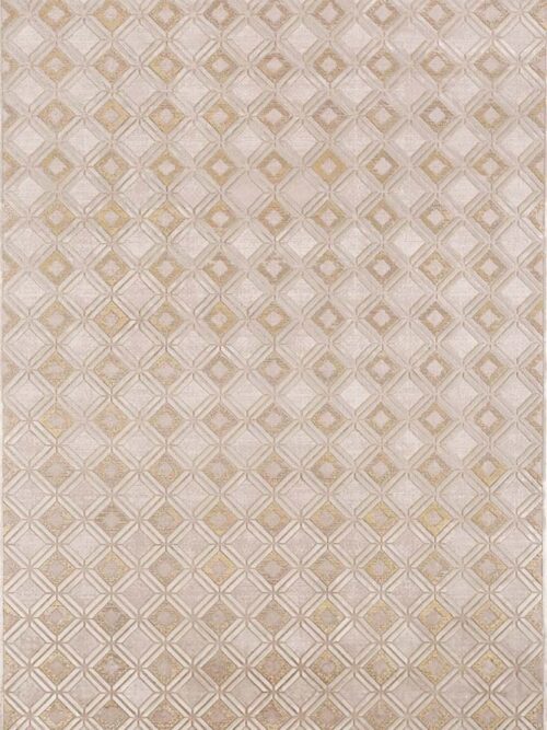 Golden Diamond Weave Rug - FLT4014
